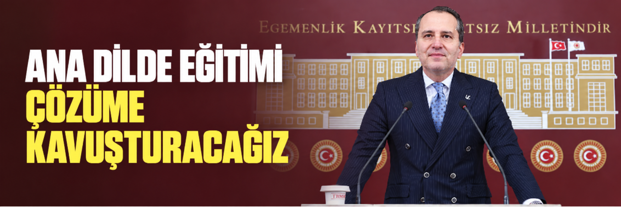 Erbakan'dan ana dil açıklaması