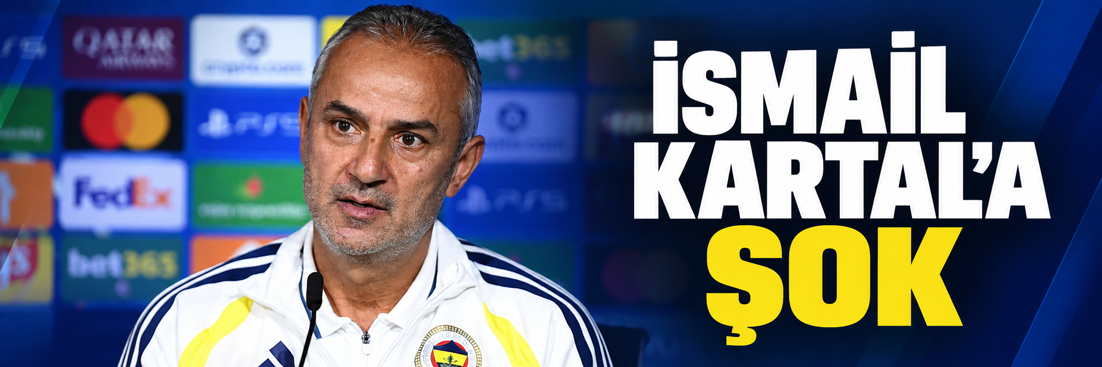 Fenerbahçe tribünlerinde "İsmail Kartal istifa" tezahüratları