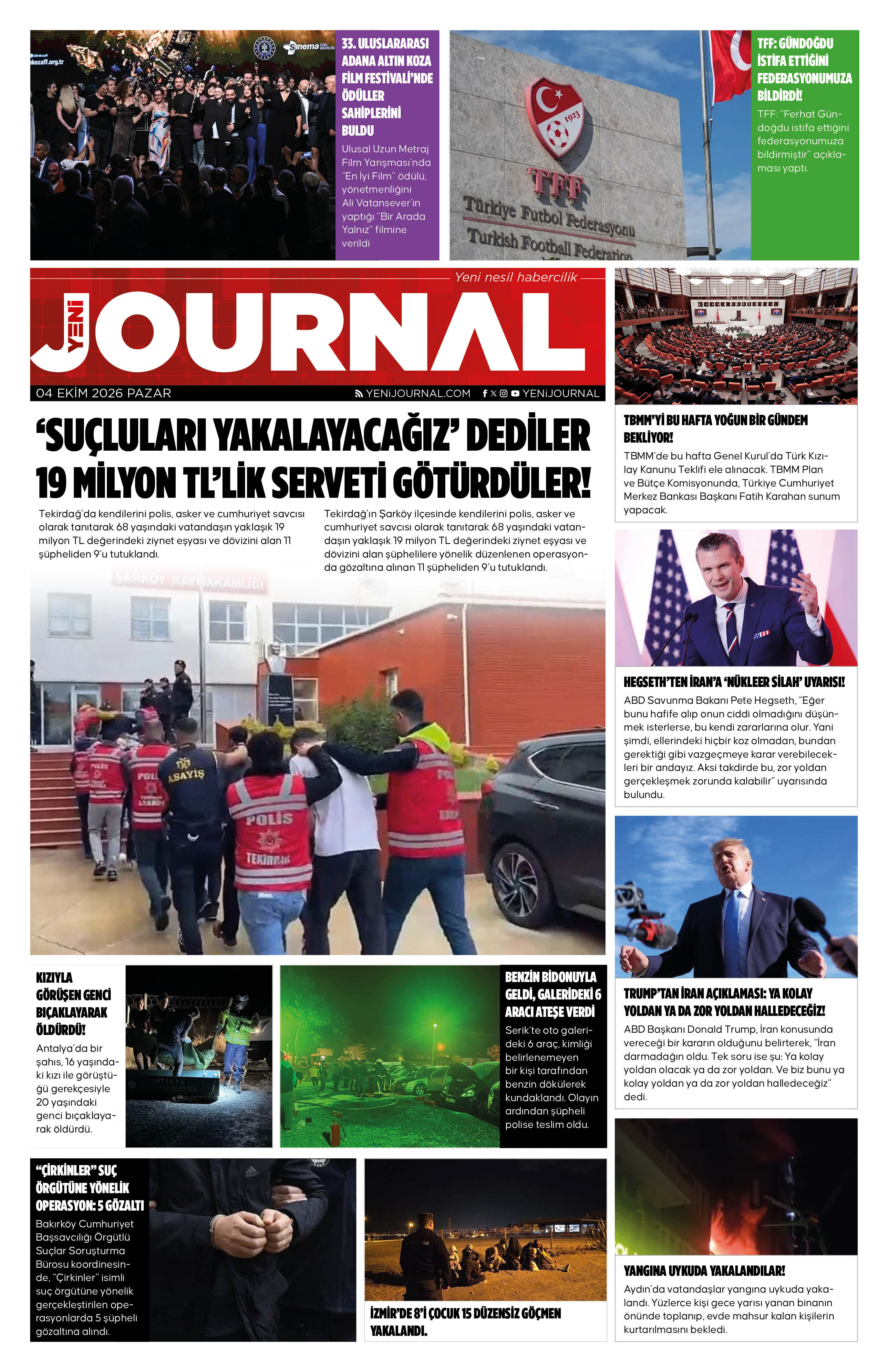 Yeni Journal Egazetesi 202610 Conflict